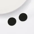 Twee zwarte ronde vilten cirkels voor DIY-haaraccessoires en diverse handwerken - Rond / 20mm (10 Stuks/Verpakking) / Zwart