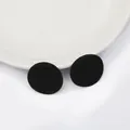 Handgefertigte schwarze runde Filzstücke aus Vliesstoff für DIY-Haarschmuck-Projekte - Rund / 30mm (10 Stück/Packung) / Schwarz