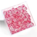 8mm pink and clear jelly bubble gradient round beads for DIY handmade jewelry crafts - 8mm (Approx. 50 Pieces/Pack) / Pink White Gradient Jelly Bubble