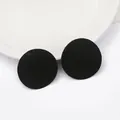 Hochwertige schwarze runde Filzpads aus Vlies für DIY handgemachte Haarschleifen - Rund / 40mm (10 Stück/Packung) / Schwarz