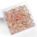 8mm bicolor bubble jelly beads for DIY jewelry making presented in a clear storage box - 8mm (Approx. 50 Pieces/Pack) / Pink Green Double Color Jelly Bubble
