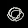 Natural white crystal round beads strand for DIY bracelet and necklace jewelry making - 4mm (39cm/Strand)