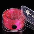 Bright pink flat crystal spandex elastic thread spool for DIY jewelry and bracelet making - 0.8mm approx 100m/roll / Rose Red