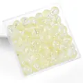 8mm yellow and clear jelly bubble beads for DIY bracelet and necklace jewelry making - 8mm (Approx. 50 Pieces/Pack) / Yellow Clear Double Color Jelly Bubble