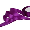 Vibrant purple satin ribbon for DIY handmade flower crafts and elegant gift wrapping - 38mm Approx. 22m/Roll / Purple