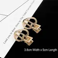 Gold geometric metal duckbill hair clip for DIY hair accessories 3.8x5cm - Gold Heart Duckbill Clip