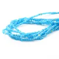 Blue millefiori glass flower beads loose strands for handmade jewelry making DIY - 45 Pieces/Pack / Lake Blue