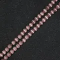 Perline rotonde in pietra occhio di gatto rosa per la creazione di gioielli fai-da-te - viola taro