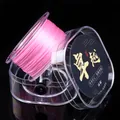 Pink flat spandex crystal elastic beading cord for DIY jewelry bracelets in a clear case. - 0.8mm approx 50m/roll / Pink