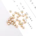 Gold round copper silicone slide beads for DIY handmade jewelry length adjustment - 10 Pieces/Pack (3mm) / KC Gold