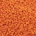 Professional opaque orange painted glass seed beads for DIY bracelet and necklace making - 3mm 30g/Pack Approx 1000 Pieces / Light Orange