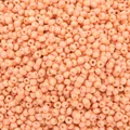 Close-up of solid peach color painted glass seed beads for DIY jewelry and crafts - 3mm 30g/Pack Approx 1000 Pieces / Flesh Pink