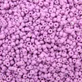 Ondurchsichtige lavendelfarbene Glasperlen für DIY handgemachte Halsketten und Armbänder - Flieder