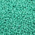 Mintgrüne Glasperlen mit Einbrennlackierung für DIY Schmuckherstellung, 2-4mm Größe. - Blaugrün