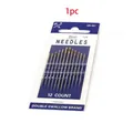 Pack of 12 high quality assorted steel hand sewing needles with gold eye detail for crafts - 12 Pieces/Pack / Sewing Needles