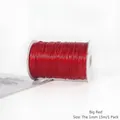 Carrete de cordón encerado coreano rojo brillante 1mm 15m para hacer joyas de mano - 1mm 15m/Paquete / Rojo