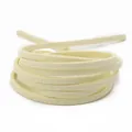 3mm light yellow faux suede cord for DIY handmade jewelry weaving and dreamcatchers - 2.5mm x 4m/Pack / Beige (A033#)