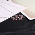 Elegante fonkelende gefacetteerde roze druppelvormige kristallen kralen voor DIY sieraden - 6x12mm (10 Stuks/Pak) / Roze Verguld