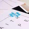 Blauwe gefacetteerde kristallen druppelkralen voor het maken van DIY sieraden en accessoires - 6x12mm (10 Stuks/Pak) / Meerblauw Verguld