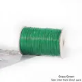 Cordón encerado verde hierba 1mm bobina 15m para joyería artesanal y manualidades DIY - 1mm 15m/Paquete / Verde Hierba