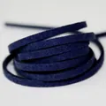 Cordón de ante de terciopelo coreano azul oscuro premium para joyería artesanal - 3mm 1 metro/paquete / Azul Tinta