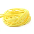 Cordón de gamuza sintética amarilla premium para la fabricación de joyas y manualidades DIY - Amarillo