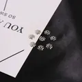 Coppette copriperla a fiore in ferro argento per creazione gioielli fai da te fatti a mano - 7mm (500 Pezzi/Confezione) / Argento