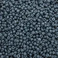 Hochwertige graublaue 2mm lackierte Glasperlen für DIY-Schmuckherstellung und Basteln - Grau