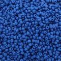Solide blaue einbrennlackierte Glasperlen für die DIY Schmuckherstellung Handwerk - Blau