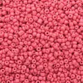 Große Packung kleine rosa lackierte Glasperlen für die DIY-Schmuckherstellung - Knallpink