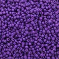 Hochwertige violette Glasperlen mit Einbrennlackierung für DIY Schmuck und Halsketten - Violett