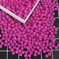 Fuchsia ABS berry imitation pearls for DIY jewelry and hair accessory making - 100 Pieces/Pack (10mm) / Rose Red