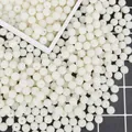 Textured beige ABS bayberry pearls with holes for DIY jewelry making accessories - 100 Pieces/Pack (10mm) / Beige