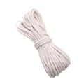Premium 3-4mm white braided cotton cord for DIY jewelry making and phone charms - 3mm (10 Meters) / Off White