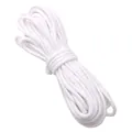 High quality 3-4mm white braided cotton cord for DIY jewelry making and phone straps - 3mm (10 Meters) / Milky White