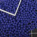 Blue textured ABS bayberry beads for DIY jewelry making and handmade hair accessories - 100 Pieces/Pack (10mm) / Sapphire Blue