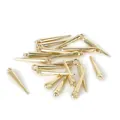 Gold CCB plastic spike charms for DIY jewelry making and earring crafts - Spike Pendant / 4x23mm (200 Pieces/Pack) / Gold