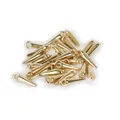 Gold-tone CCB plastic long spike cone charms for DIY handmade earring jewelry making - Spike Pendant / 4x13mm (200 Pieces/Pack) / Gold