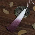 13cm purple and white gradient tassel accessory for traditional pendants - 1pc/pack / Deep Purple (FXO069)
