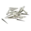 Lange Spike-Anhänger aus silberfarbenem CCB für die DIY-Schmuckherstellung und Ohrringe. - Spike-Anhänger / 5x24mm (100 Stück/Packung) / Silber