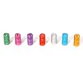 Mixed color hollow aluminum dreadlock beads and hair cuffs for DIY jewelry making - Butterfly Hollow Style (BJL001) / 50 Pieces (8x15mm)