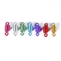 Vibrant colorful spiral aluminum spring connector beads for DIY earring and jewelry making - Spring Spiral Style (BJL001) / 50 Pieces (10x28mm)
