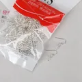 Bulk pack of silver-plated DIY earring fish hooks for handmade jewelry accessories - French Ear Hook Style (FRB011) / 20x22mm (200 Pieces/Pack) / Silver