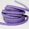 Cordón de ante de terciopelo coreano púrpura para joyería DIY y manualidades trenzadas - Violeta Claro