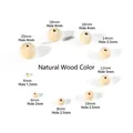 Natuurlijke ronde houten kralen variant in maten van 4 mm tot 20 mm voor DIY-sieraden. - 10MM (100 Stuks/Verpakking) / Natuurlijke houtkleur