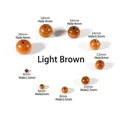 Licht koffie natuurlijke houten kralen in diverse maten van 4mm tot 20mm voor DIY crafts - 10MM (100 Stuks/Verpakking) / Lichtkoffie