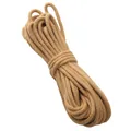 High-quality 4mm light brown braided cotton rope for DIY handicrafts and home decorations - Coffee
