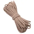Premium 4mm khaki core-spun cotton braided rope for DIY handmade crafts and decoration - Khaki