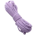 Purple 4mm braided cotton cord bundle for DIY handicrafts and decorative macrame knotting - Light Purple
