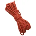 Premium 4mm reddish orange braided cotton rope for DIY crafts and home decorative projects - Golden Needle